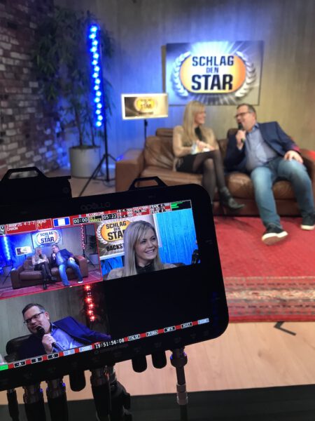 Livestream Anbieter für Schlag den Star mit Elton Backstage bei Videoproduktion shotmedia